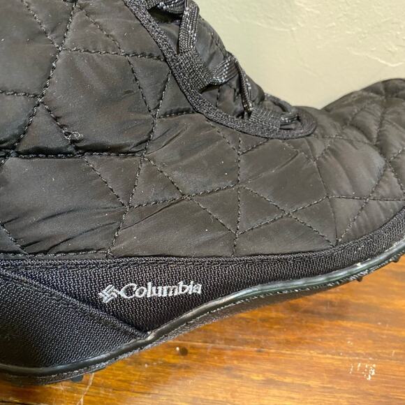 Columbia Black Waterproof Faux Fur Lined Boots 200 Grams Size 7 - Picture 8 of 9